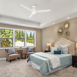 MONTGOMERY 52 In 3 Blade Smart Ceiling Fan With Integrated LED Lights With Google Home