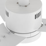 MONTGOMERY 52 In 3 Blade Smart Ceiling Fan With Integrated LED Lights With Google Home