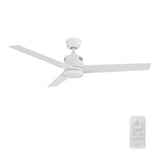 MONTGOMERY 52 In 3 Blade Smart Ceiling Fan With Integrated LED Lights With Google Home