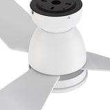DENVER 52 In 3 Blade Smart Ceiling Fan With Integrated LED Lights With Google Home