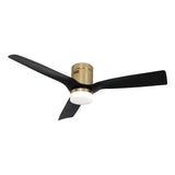 SPEZIA 52 In 3 Blade Smart Ceiling Fan With Integrated LED Lights With Google Home