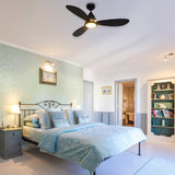 YORK 52 In 3 Blade Smart Ceiling Fan With Integrated LED Lights With Google Home