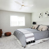 YORK 52 In 3 Blade Smart Ceiling Fan With Integrated LED Lights With Google Home