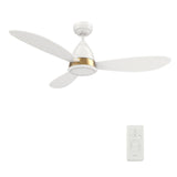 YORK 52 In 3 Blade Smart Ceiling Fan With Integrated LED Lights With Google Home