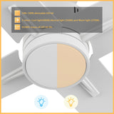 MONTGOMERY 52 In 4 Blade Smart Ceiling Fan With Integrated LED Lights With Google Home