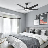 KAJ 52 In 5 Blade Smart Ceiling Fan With Integrated LED Lights With Google Home