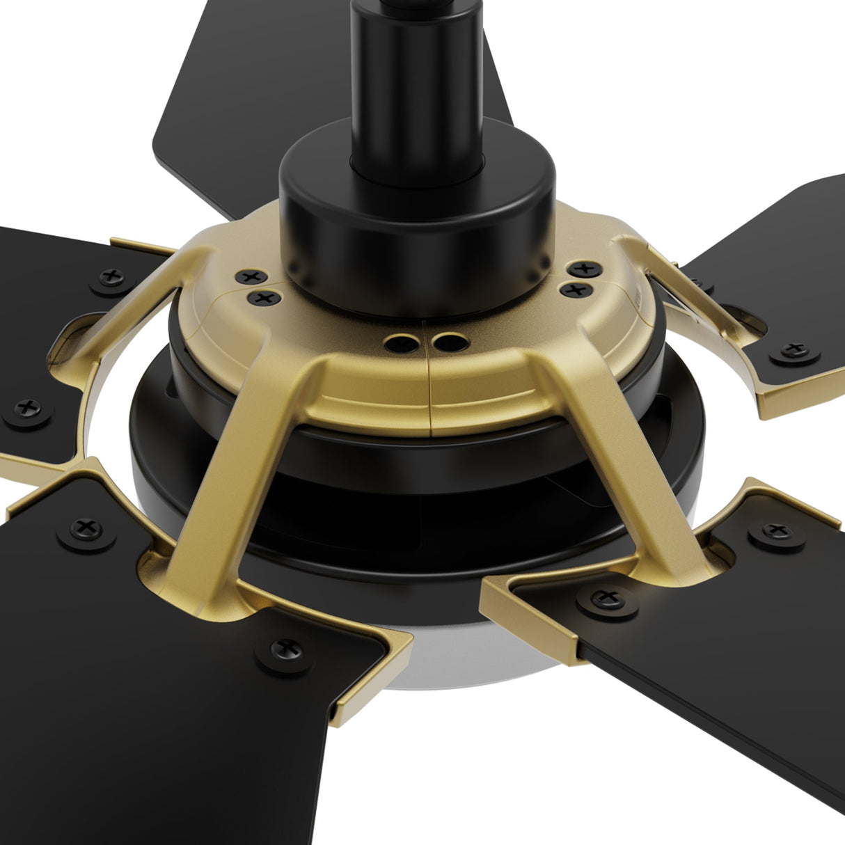 KAJ 52 In 5 Blade Smart Ceiling Fan With Integrated LED Lights With Google Home