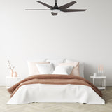 KAJ 52 In 5 Blade Smart Ceiling Fan With Integrated LED Lights With Google Home