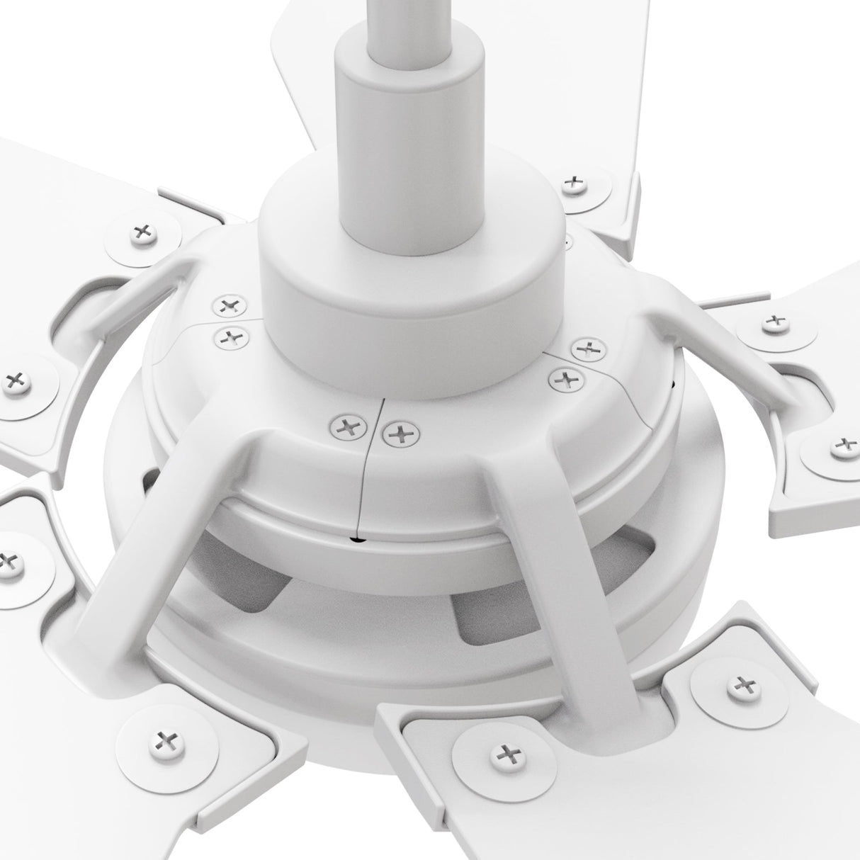 KAJ 52 In 5 Blade Smart Ceiling Fan With Integrated LED Lights With Google Home