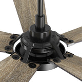BRISA 52 In 5 Blade Smart Ceiling Fan With Integrated LED Lights With Google Home