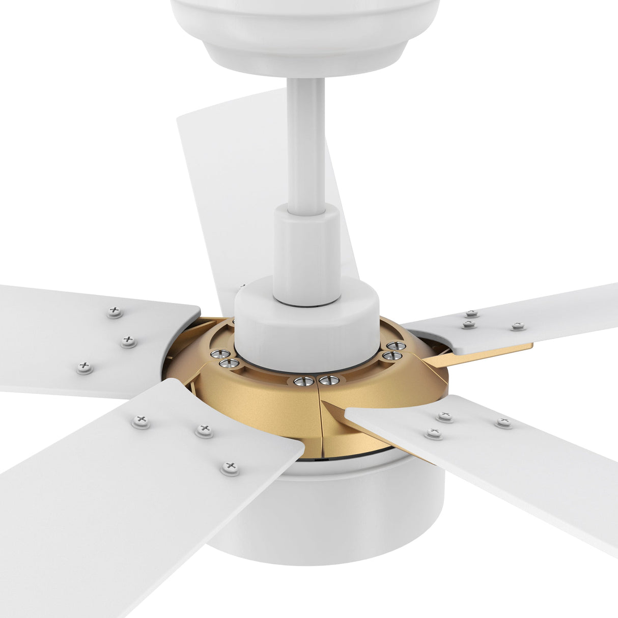 STOCKTON 52 In 5 Blade Smart Ceiling Fan With Integrated LED Lights With Google Home