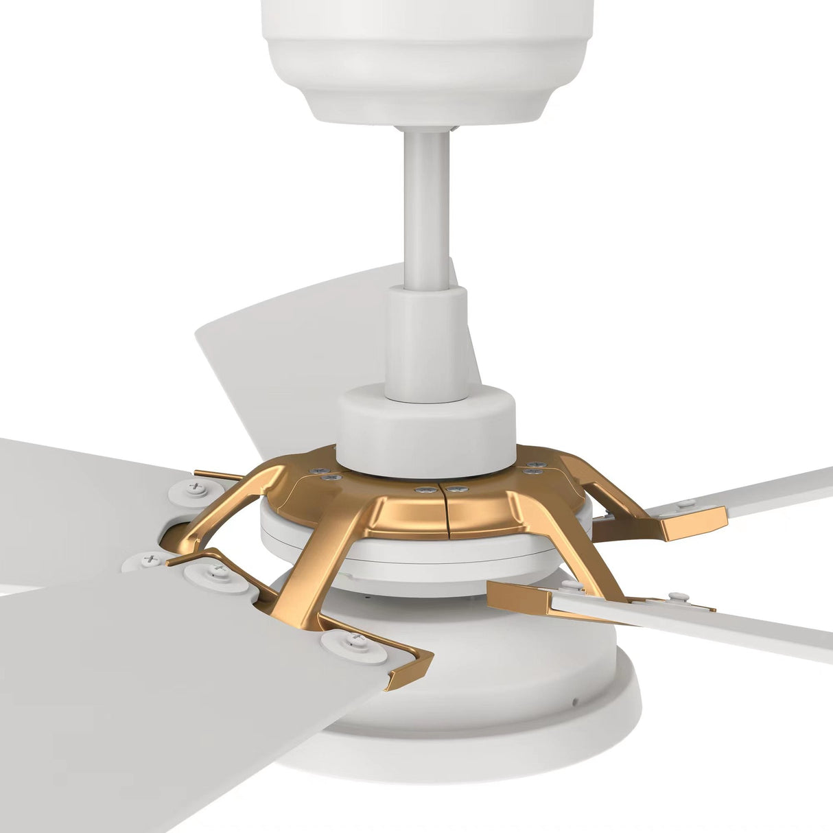 SAVILI 52 In 5 Blade Smart Ceiling Fan With Integrated LED Lights With Google Home