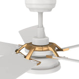 SAVILI 52 In 5 Blade Smart Ceiling Fan With Integrated LED Lights With Google Home