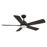 OLINDA 52 In 5 Blade Smart Ceiling Fan With Integrated LED Lights With Google Home