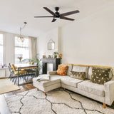 MONTGOMERY 52 In 5 Blade Smart Ceiling Fan With Integrated LED Lights With Google Home