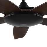 SALEM 52 In 5 Blade Smart Ceiling Fan Without  LED  Lights With Google Home