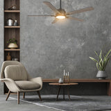 ESPEAR 52 inch 5-Blade Smart Ceiling Fan with LED Light & Remote