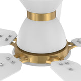 ESPEAR 52 In 5 Blade Smart Ceiling Fan With Integrated LED Lights With Google Home