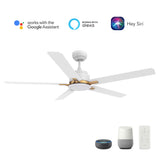 ESPEAR 52 inch 5-Blade Smart Ceiling Fan with LED Light & Remote