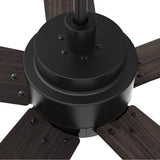 ASCENDER 52 In 5 Blade Smart Ceiling Fan With Integrated LED Lights With Google Home