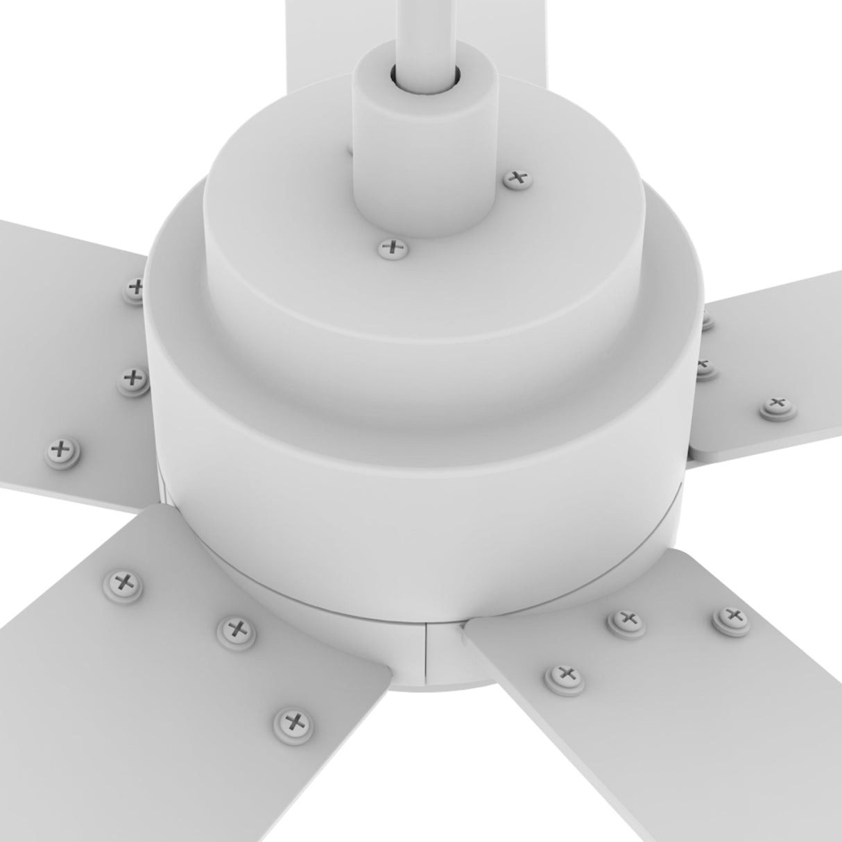 ASCENDER 52 In 5 Blade Smart Ceiling Fan With Integrated LED Lights With Google Home