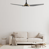 KAJ 56 In 3 Blade Smart Ceiling Fan With Integrated LED Lights With Google Home