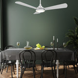 BRISA 56 In 3 Blade Smart Ceiling Fan With Integrated LED Lights With Google Home