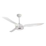 FLETCHER 60 In 3 Blade Smart Ceiling Fan With Integrated LED Lights With Google Home