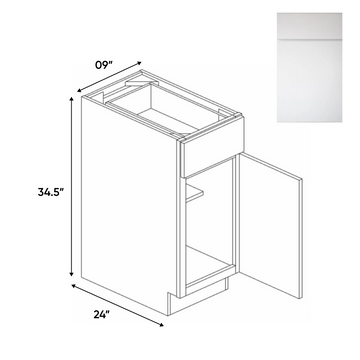 Sonoma White - Full Height Single Door Base Cabinets - 9