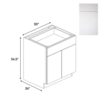 RTA - Sonoma White - Double Door Cabinets - 30