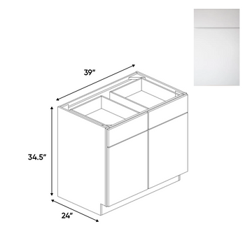 RTA - Sonoma White - Double Door Cabinets - 39