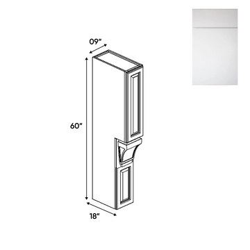 Sonoma White - Hood Spice Racks - 9"W x 60"H x 18"D - Pre Assembled