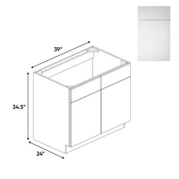 RTA - Sonoma White - Sink Base Cabinets - 39