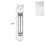 RTA - Sonoma White - Structural - 3"W x 34.5"H x 3"D