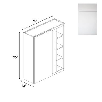 Sonoma White - Wall Blind Corner Cabinets - 30