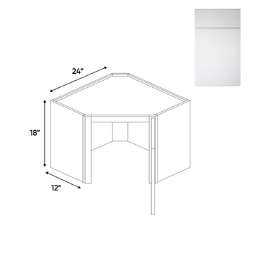 Sonoma White - Diagonal Corner Wall Cabinets - 24