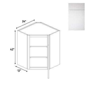 Sonoma White - Diagonal Corner Wall Cabinets - 24