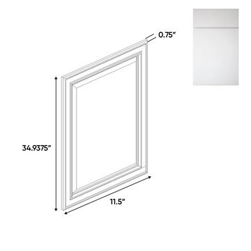 RTA - Sonoma White - Decorative End Panel Doors - 11.5