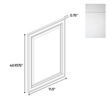 RTA - Sonoma White - Decorative End Panel Doors - 11.5"W x 40.93"H x 0.75"D