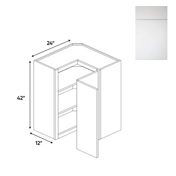 Sonoma White - Diagonal Corner Wall Cabinets - 24