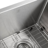 ZLINE 33 in. Anton Undermount Double Bowl Stainless Steel Kitchen Sink with Bottom Grid (SR50D-33)