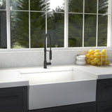 ZLINE Sierra Kitchen Faucet in Matte Black (SRA-KF-MB)