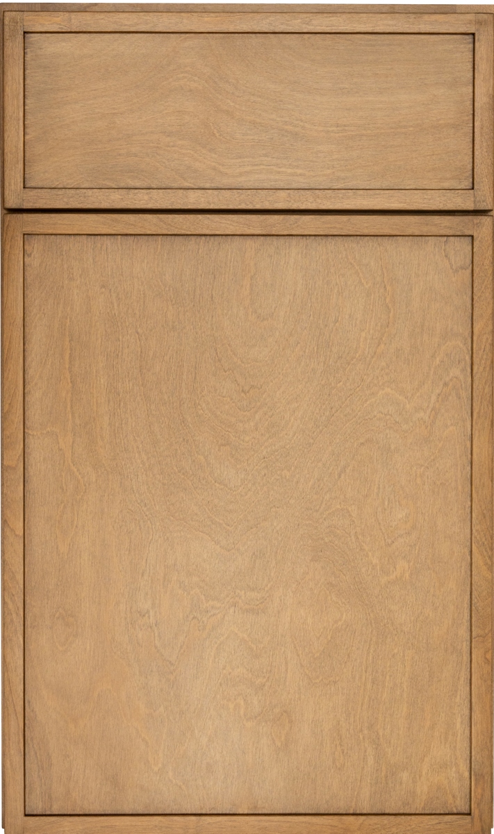 RTA - Slim Shaker Karamel - Single Door Base Cabinet (Specify Door Hinges on Left or Right Side) - 18"W x 34.5"H x 24"D
