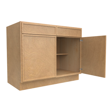 RTA - Slim Shaker Karamel - Double Door Cabinets - 42