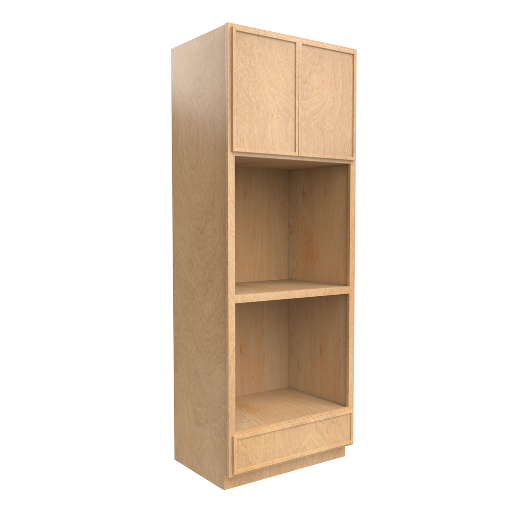 Slim Shaker Karamel - 33 Inch Double Oven Tall Cabinet - 33