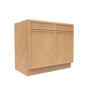 RTA - Slim Shaker Karamel - Sink Base Cabinets - 39