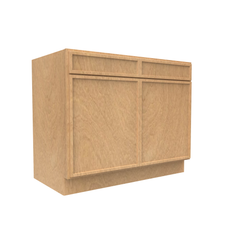 RTA - Slim Shaker Karamel - Sink Base Cabinets - 42