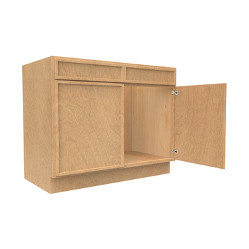 RTA - Slim Shaker Karamel - Sink Base Cabinets - 42