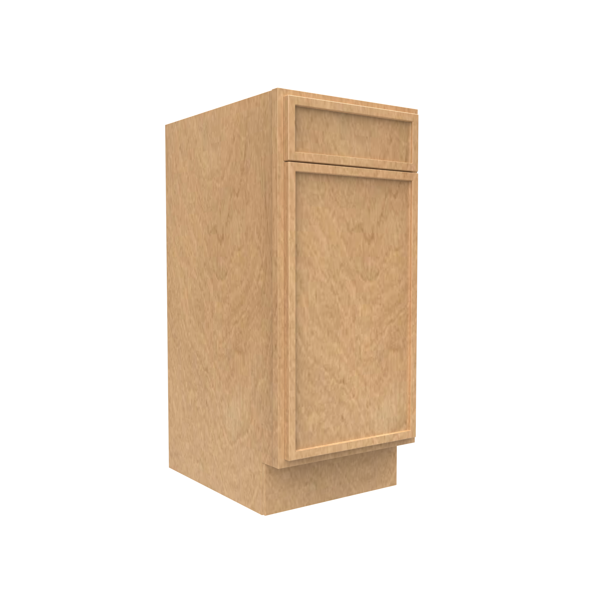 Slim Shaker Karamel - Vanity Base Cabinets - 15"W x 34.5"H x 21"D - Pre Assembled