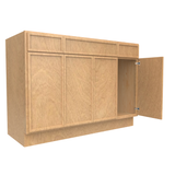 RTA - Slim Shaker Karamel - Vanity Consoles - 48"W x 34.5"H x 21"D